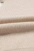 Lantern Sleeve V Neck Knot Back Sweater